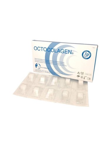 Octocolagen Esponjas Hemostáticas Colágeno Porcino Liofilizado 10 uds Clarben