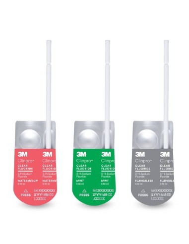 Clinpro Clear Tratamiento de Flúor, Solución al 2,1% 50 monodosis 0,5ml de 3M Espe