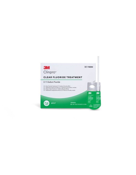 Clinpro Clear Tratamiento de Flúor, Solución al 2,1% 50 monodosis 0,5ml de 3M Espe
