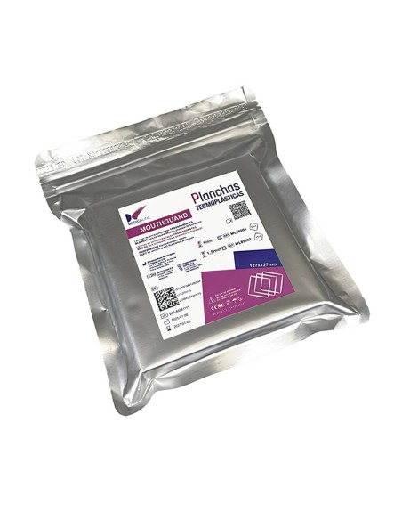 Planchas Termoplásticas Blandas Mouthguard Transparentes 1 mm 127x127mm 20 uds Medicaline