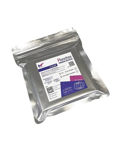 Planchas Termoplásticas Rígidas Clear 1,5mm 127x127mm Transparente 15 uds Medicaline
