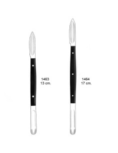 Cuchillo de Cera Lessmann con Cavidades 13cm o 17cm de Carl Martin