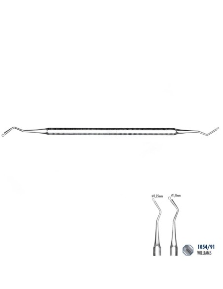 Obturador Williams Doble Ø1,25mm - Ø1,8mm Mango Octogonal Carl Martin