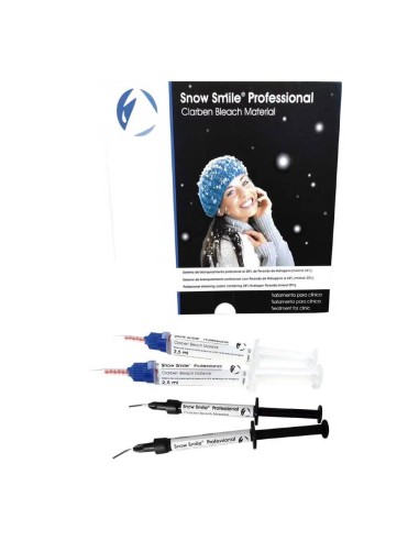Snow Smile Professional Blanqueamiento para Clínicas 38% Peróxido de Hidrógeno 2 jeringas 2,5ml Clarben