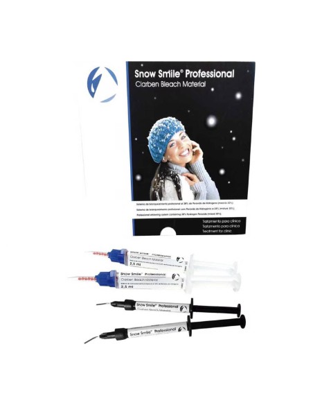 Snow Smile Professional Blanqueamiento para Clínicas 38% Peróxido de Hidrógeno 2 jeringas 2,5ml Clarben
