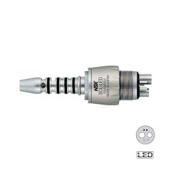 Acoplamiento SCL-LED Para Sirona Quick Coupling, Midwest 6, Titanio NSK