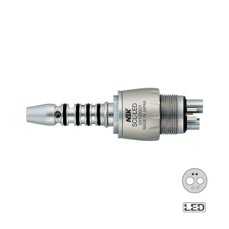 Acoplamiento SCL-LED Para Sirona Quick Coupling, Midwest 6, Titanio NSK
