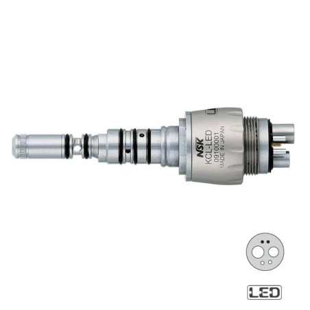 Acoplamiento NSK KCL-LED para KaVo MultiFlex Lux, Conexión Midwest 6