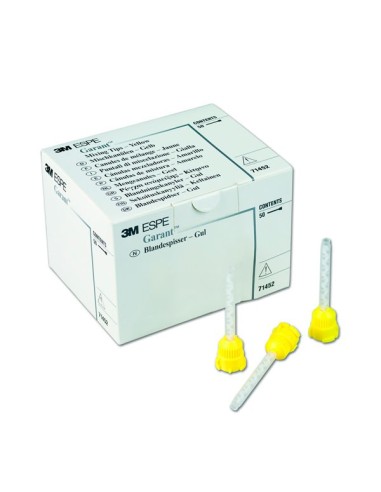 71452 Puntas Mezcladoras Amarillas Fluidas 50u.