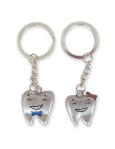 Llavero Pareja de Molar Metálico