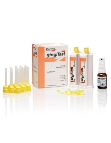 Gingifast rígid D2 (2x50ml) de Zhermack