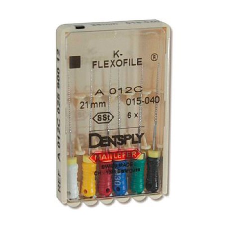 Lima k flexofile 25mm 6 unidades de Maillefer