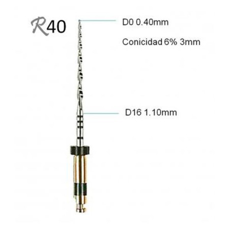 lima reciproc R40 6 unidades de zipperer