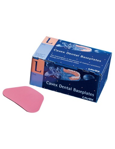 Plancha Base Mica-Free ROSA Superior / Inferior 100u. de Cavex