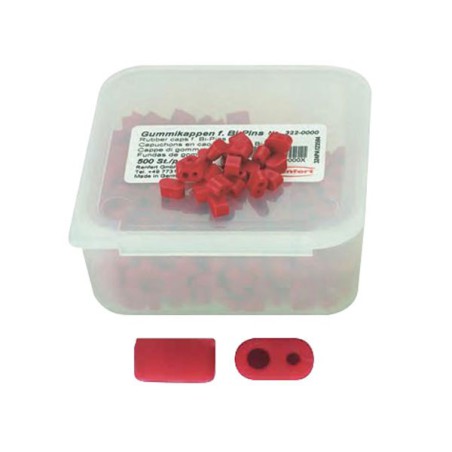 Tapas de goma bi-pins 500uds de Renfert
