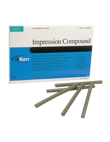 Godiva Impresión Termoplástica en Barra 15uds. de Kerr