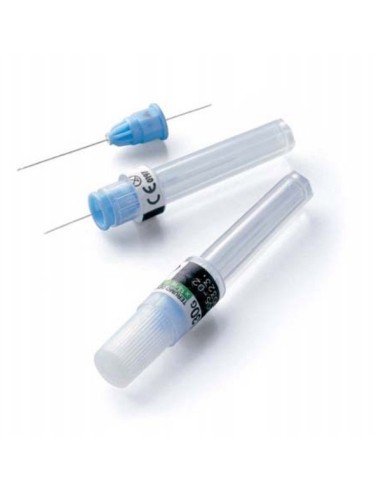 Agujas Dentales con Cono de Plástico 100u