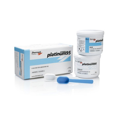 Platinum 95 Silicona de Adición Botes 1kg.+1kg. de Zhermack