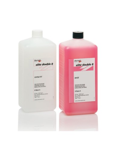 Elite Double 8 Silicona de Adición 1kg + 1kg de Zhermack