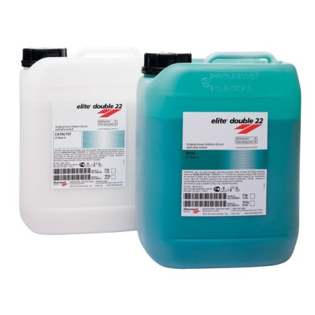 Elite Double 22 Silicona de Adición 5+5kg de Zhermack.