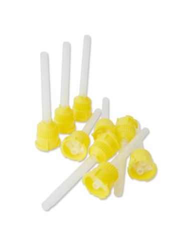 Puntas Mezcladoras Amarillas 50u Mestra