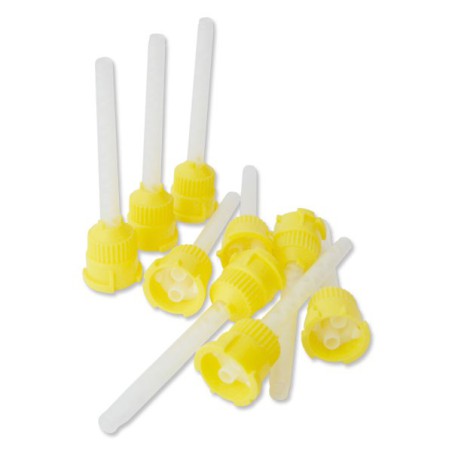 Puntas Mezcladoras Amarillas 50u Mestra