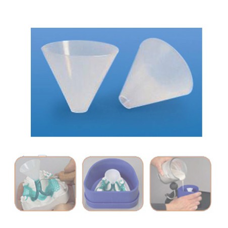 Embudo de Colado de Plástico 150u.