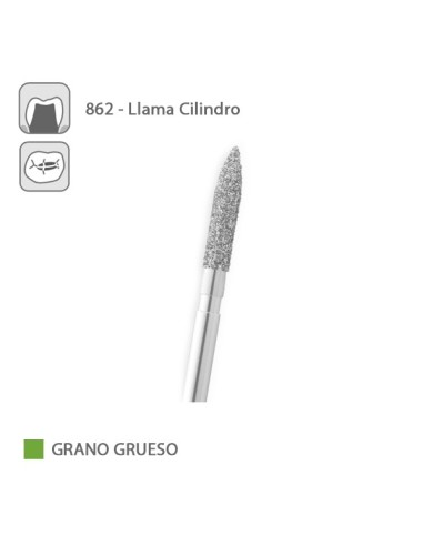 Fresa Diamante Llama 862 Grano Grueso FG