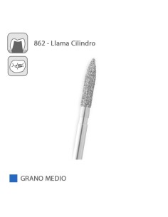 Fresa Diamante Llama 862 Grano Medio FG