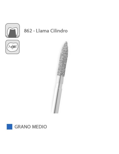 Fresa Diamante Llama 862 Grano Medio FG