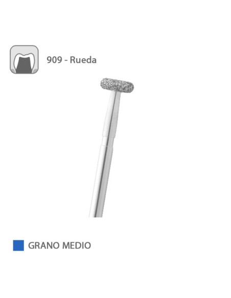 Fresa Diamante Rueda 909 Grano Medio FG