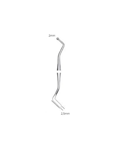 Obturador Bola/Espátula de 2 y 2'5mm LiquidSteel