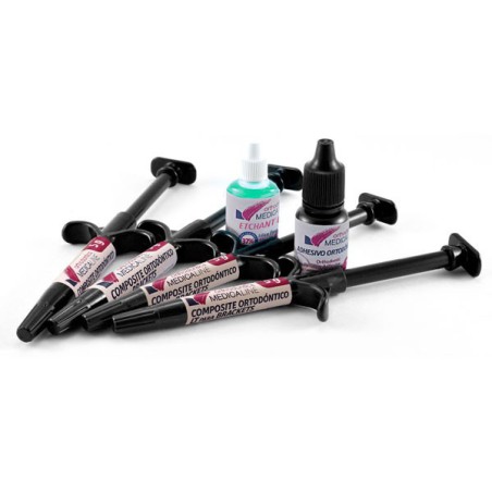 Ortho Cement Brackets, Kit de Composite 4x5gr