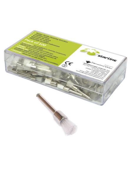 Cepillo Profilaxis Nylon Mini 100u. de Starline