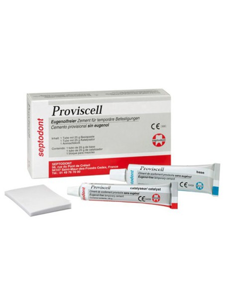 Proviscell Cemento Temporal Sin Eugenol 2x25g