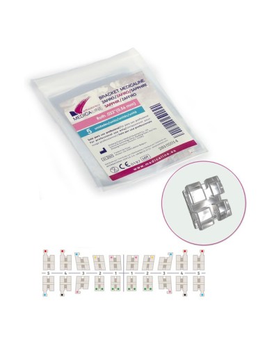 Bracket ML Zafiro Roth .022 Reposición 5u