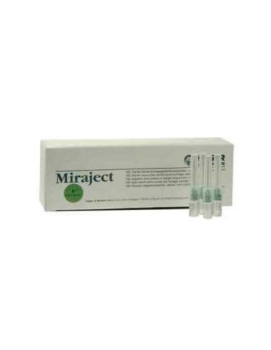 Agujas Miraject P 21G para Duraphat 25X0.8mm 100u.