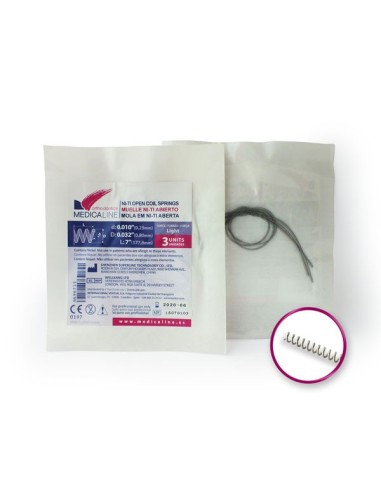 Muelle Expansor Abierto Light para Ortodoncia 3u de Medicaline