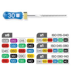 Limas H /Hedstroem Colorinox 25mm 6 ud Maillefer 2