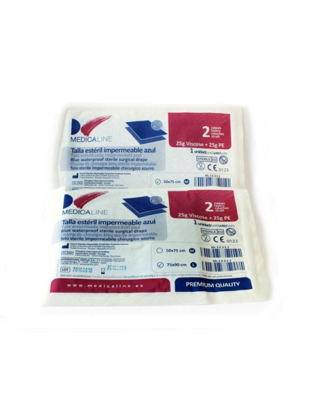 Talla Estéril Azul  50-100u