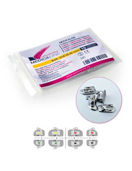 Tubos ML cementado directo MBT .022