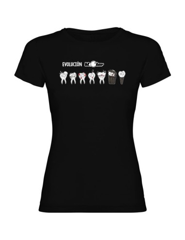 Camiseta para Dentista - Evolución Molar Chica