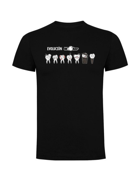 Camiseta para Odontólogo - Evolución Molar Chico