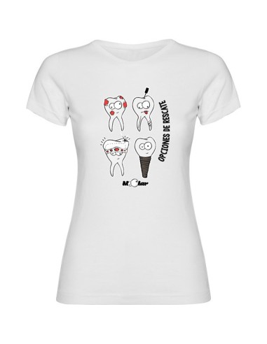 Camiseta para Dentista Opciones de Rescate Chica