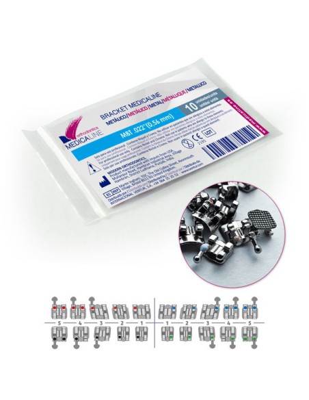Bracket Metálico ML MBT .022 Reposición 10u