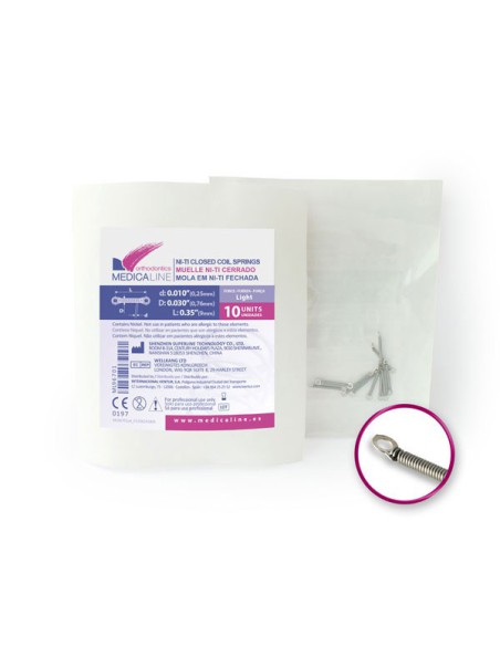 Muelle Expansor Cerrado para Ortodoncia 3u.