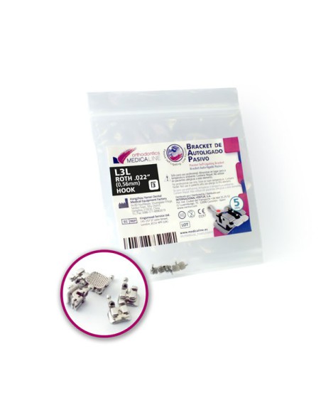 Bracket ML Autoligado Roth .022 Reposición 5u