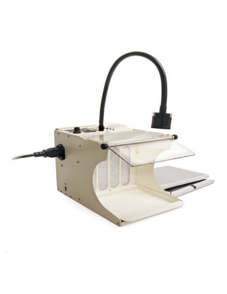 Protector para Pulidora con luz y aspiración