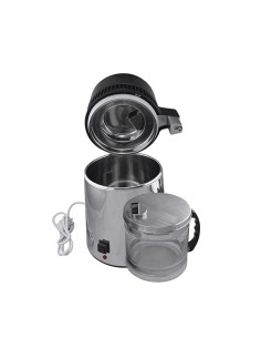 Destilador Eléctrico en Inox y  Vidrio