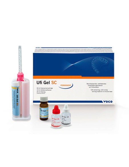 Ufi Gel SC Rebase Blando Repuesto Glazing 10+10ml de Voco